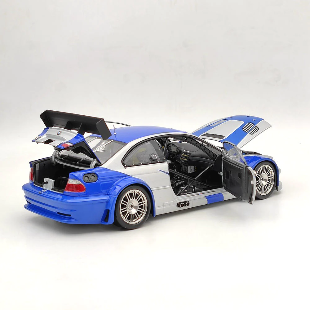 DCN 1:18 Scale 2001 BMW M3 GTR E46 Need For Speed Metal Diecast Model Car  Green Toy Gift