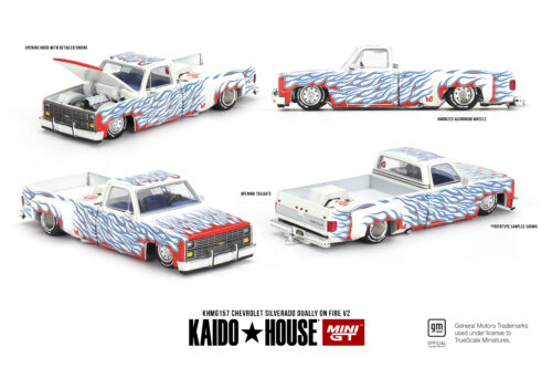 CHEVROLET SILVERADO DUALLY ON FIRE V2