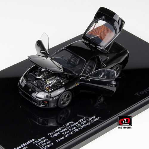 TOYOTA SUPRA A80- BLACK (1:43)