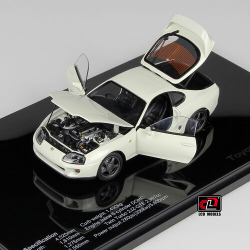 TOYOTA SUPRA A80 - WHITE (1:43)