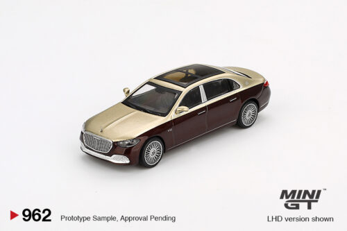 MERCEDES-MAYBACH S680 GOLD DARK RED METALLIC