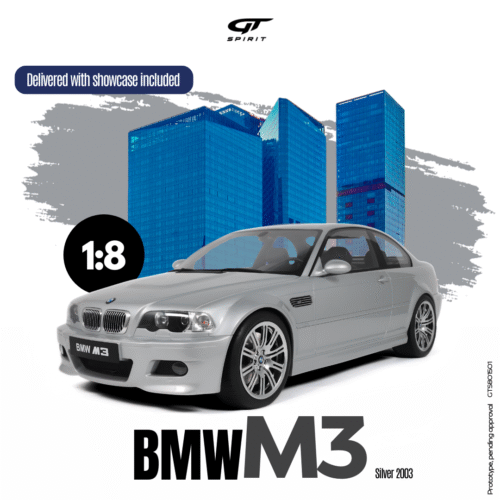 BMW M3 E46 SILVER 2003 (1:8)