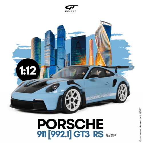 PORSCHE 911 (992.1) GT3 RS BLUE 2022  (1:12)