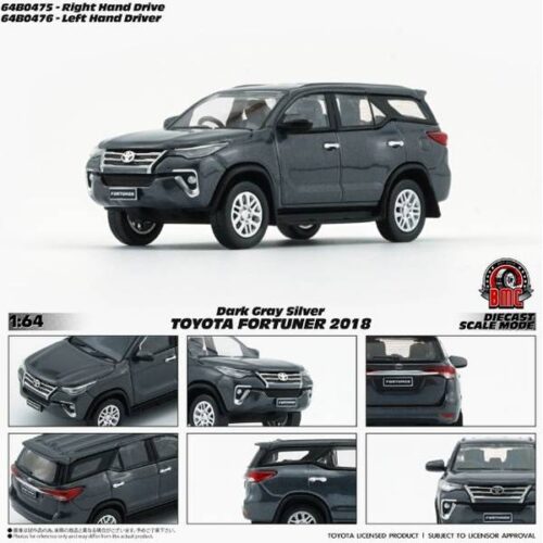 Toyota Fortuner 2018 - Dark Gray Silver RHD