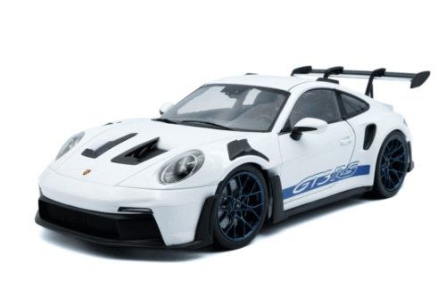Porsche 911 GT3 RS – white with blue stripes – 2024