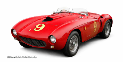 FERRARI 375 MM SPIDER, RED, #9, GP SAVANNAH