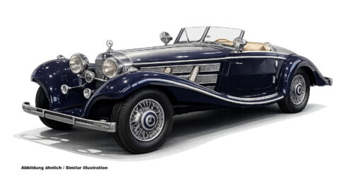 MERCEDES BENZ 500K SPEZIAL ROADSTER, BLUE