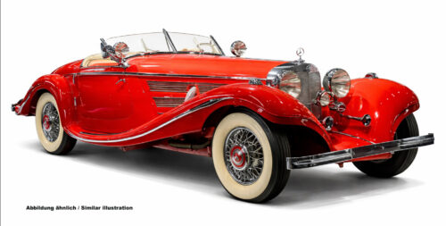 MERCEDES BENZ 500K SPEZIAL ROADSTER, RED