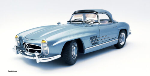 MERCEDES BENZ 300SL, W198, HARDTOP BLUE