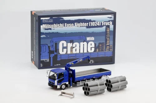 MITSUBISHI FUSO FIGHTER (1024) TRUCK WITH CRANE-BLUE