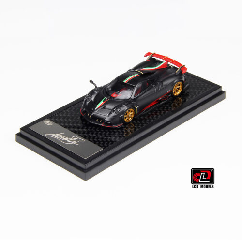 PAGANI IMOLA COUPE (MATT BLACK CARBON WITH ITALIAN FLAG)