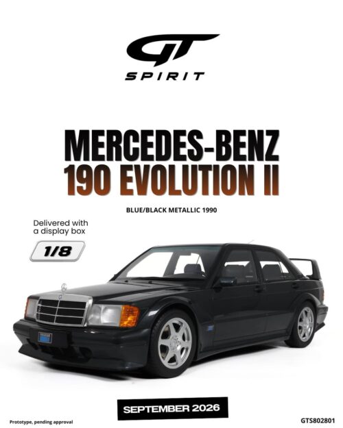 MERCEDES-BENZ EVOLUTION II BLUE/BLACK - 1:8