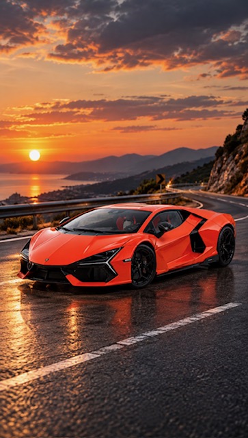 LAMBORGHINI REVUELTO (ORANGE COLOUR)